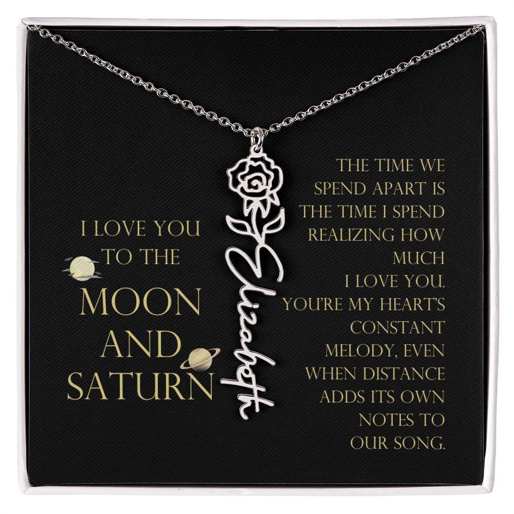 Love You To Moon and Saturn - Time Spend Apart, My Hearts Constant