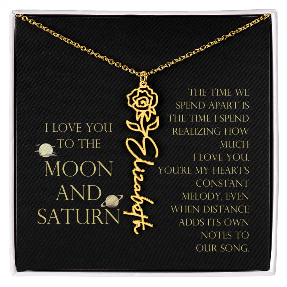 Love You To Moon and Saturn - Time Spend Apart, My Hearts Constant