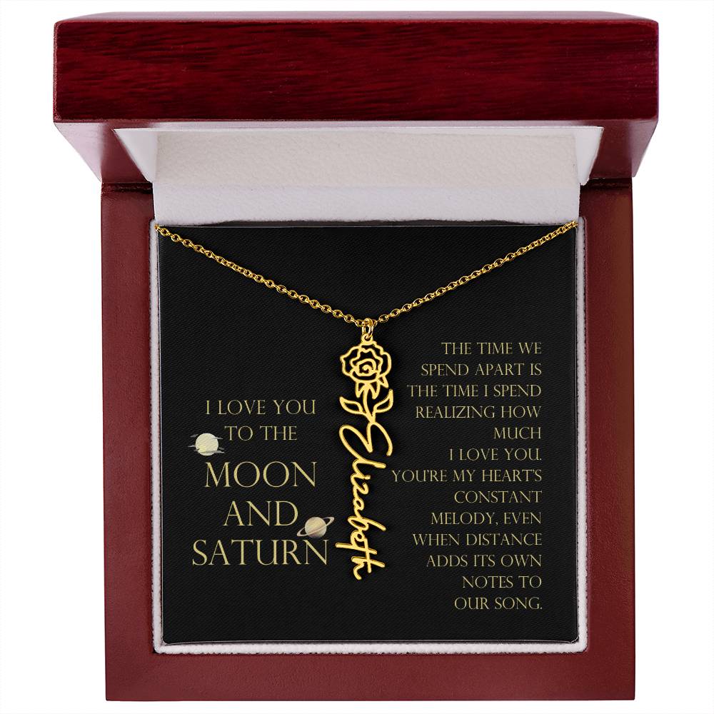 Love You To Moon and Saturn - Time Spend Apart, My Hearts Constant