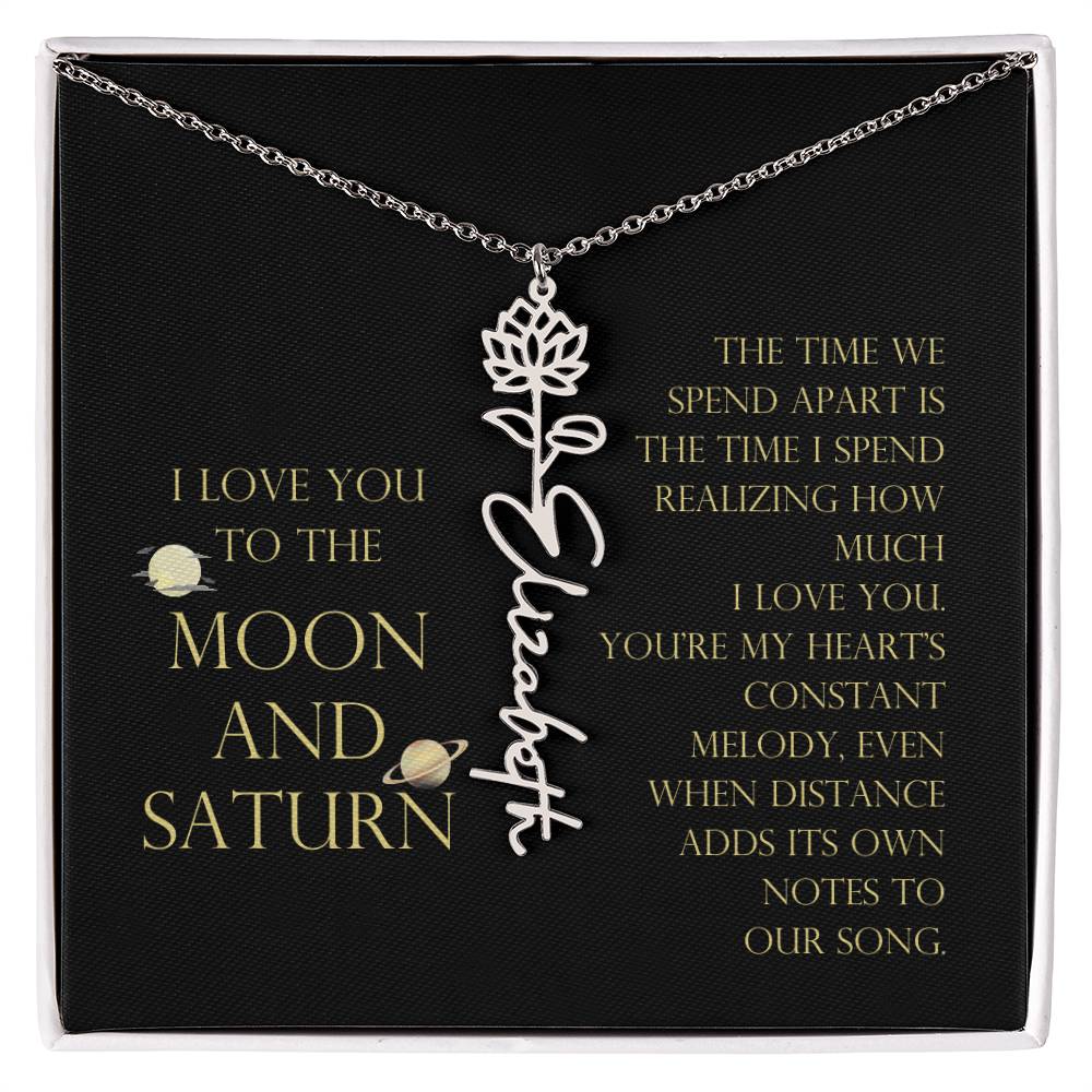 Love You To Moon and Saturn - Time Spend Apart, My Hearts Constant
