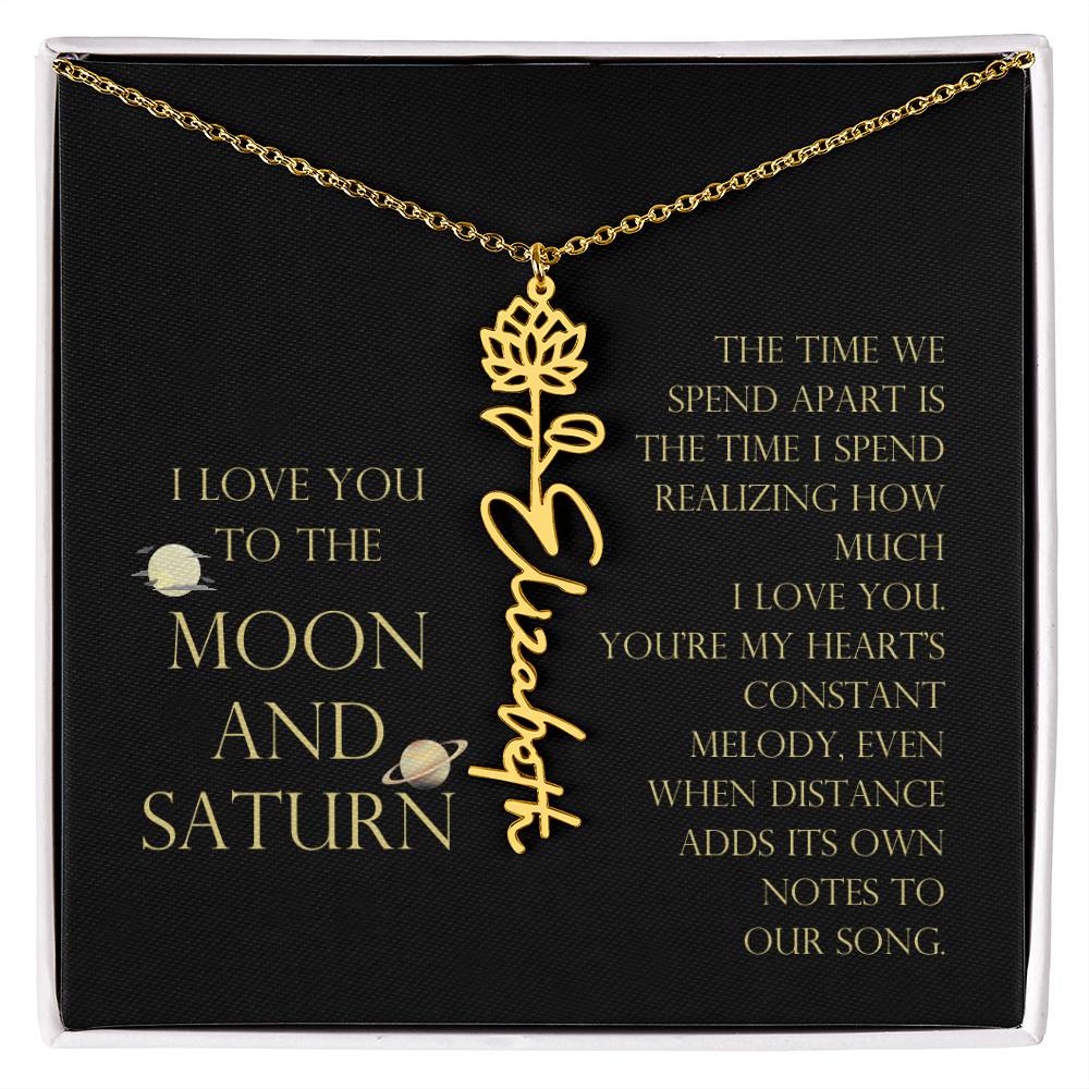 Love You To Moon and Saturn - Time Spend Apart, My Hearts Constant