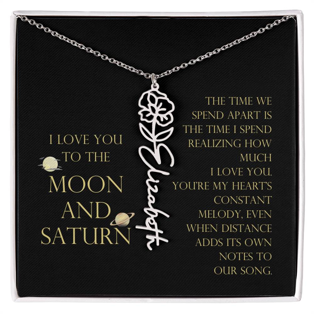 Love You To Moon and Saturn - Time Spend Apart, My Hearts Constant