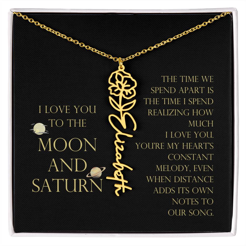 Love You To Moon and Saturn - Time Spend Apart, My Hearts Constant
