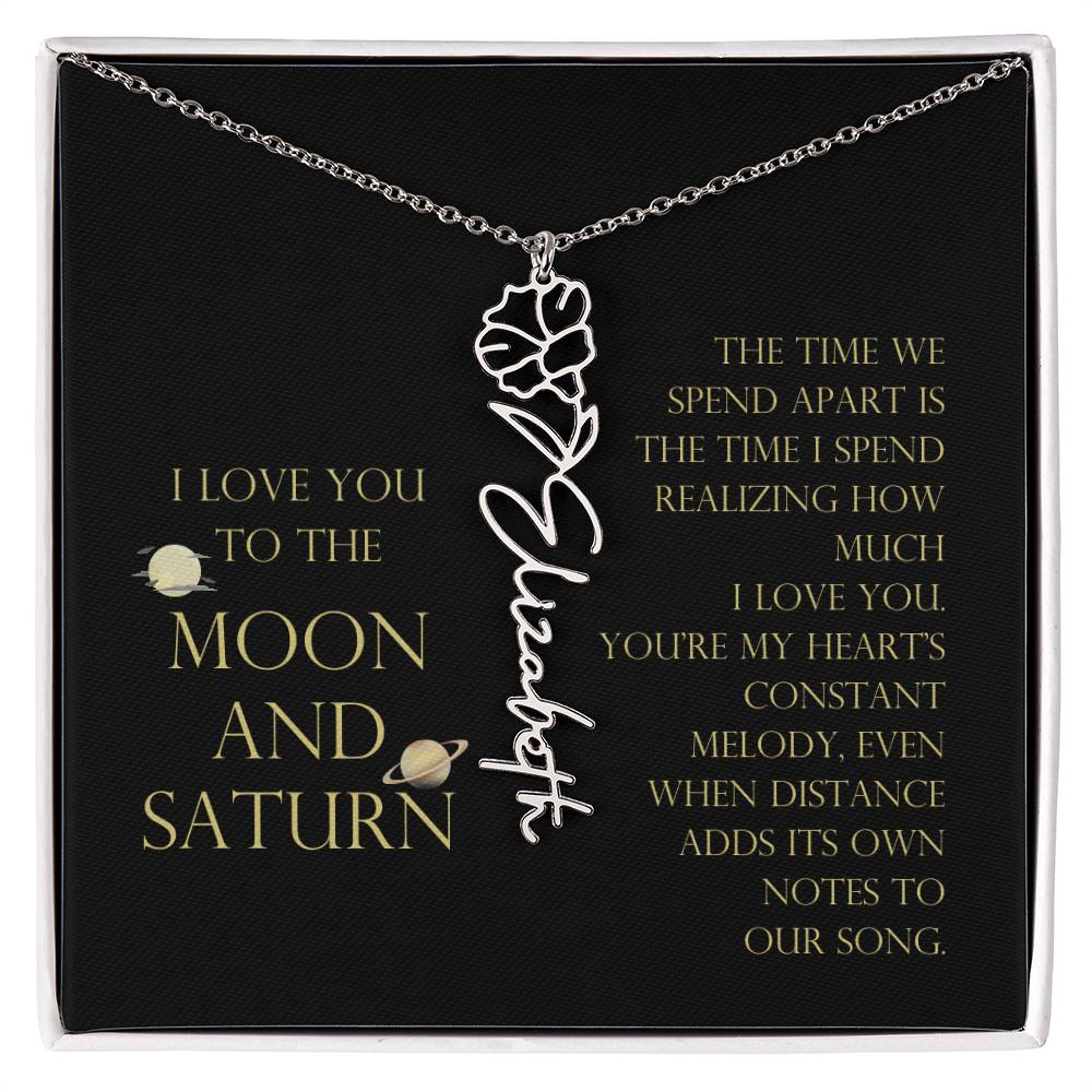 Love You To Moon and Saturn - Time Spend Apart, My Hearts Constant