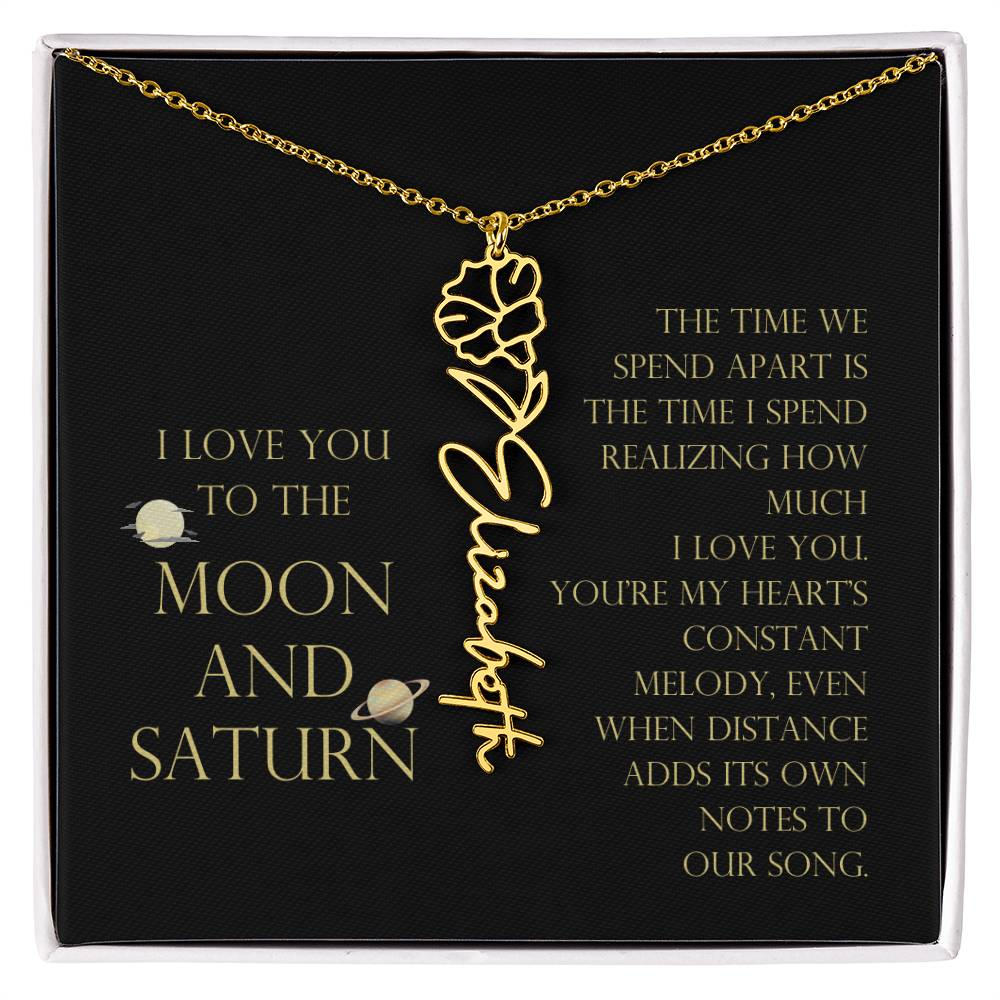 Love You To Moon and Saturn - Time Spend Apart, My Hearts Constant