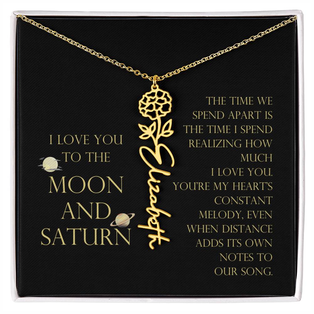 Love You To Moon and Saturn - Time Spend Apart, My Hearts Constant