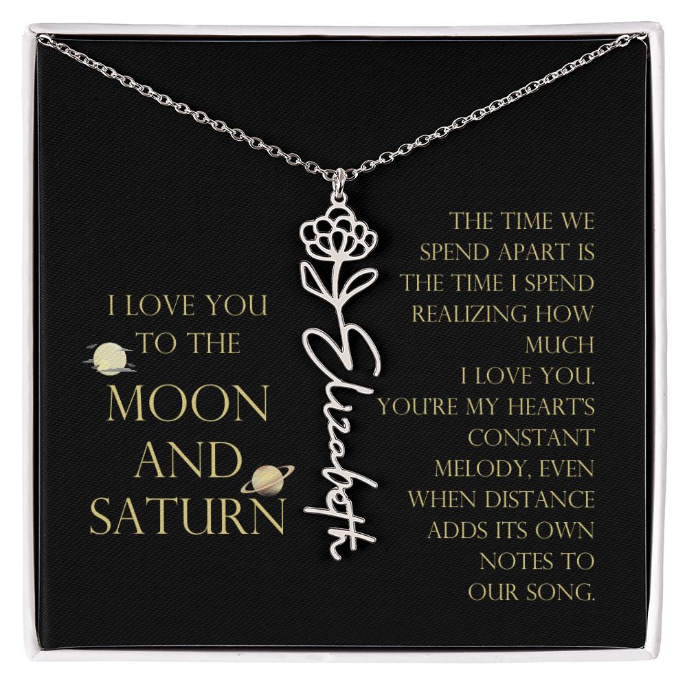 Love You To Moon and Saturn - Time Spend Apart, My Hearts Constant