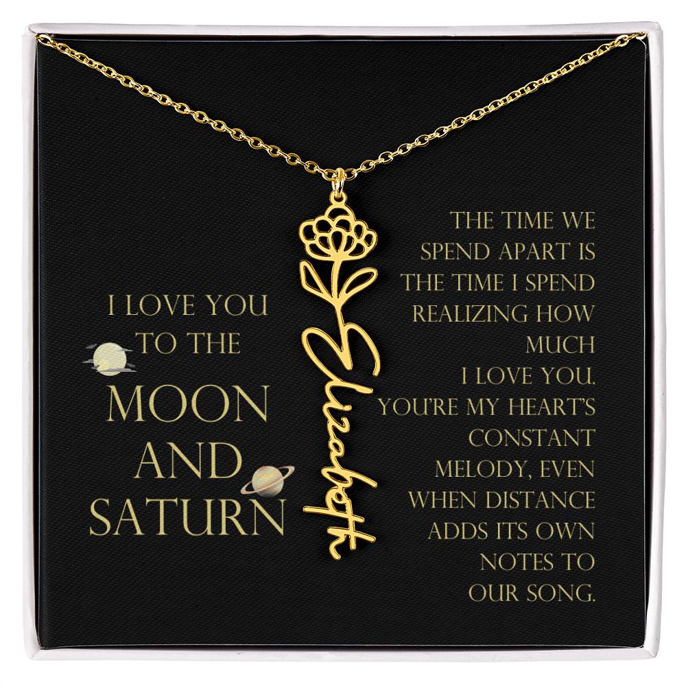 Love You To Moon and Saturn - Time Spend Apart, My Hearts Constant