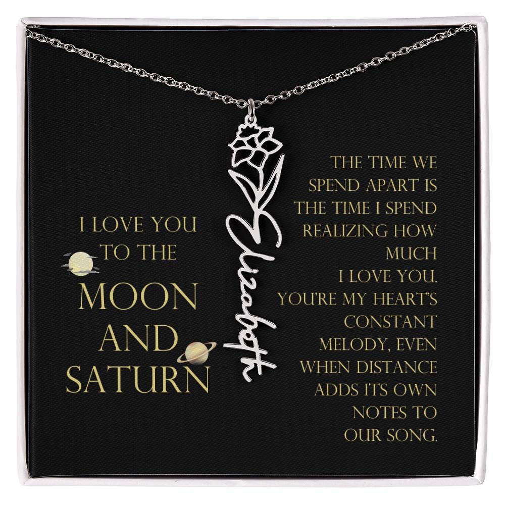 Love You To Moon and Saturn - Time Spend Apart, My Hearts Constant