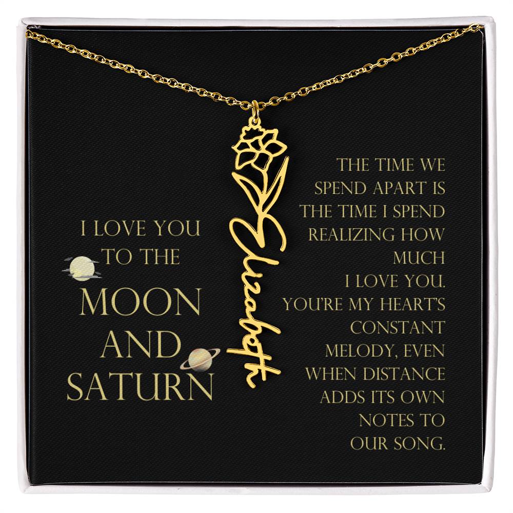 Love You To Moon and Saturn - Time Spend Apart, My Hearts Constant