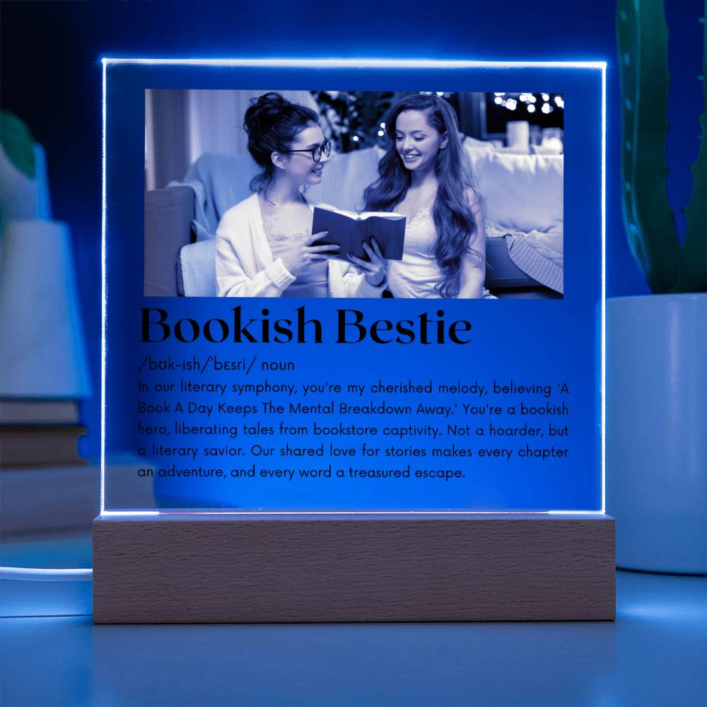Bookish Bestie - A Literary Savior Acrylic Square