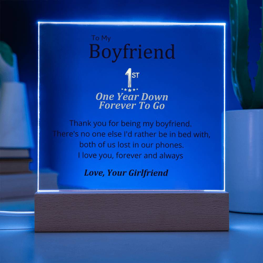 Boyfriend - No One Else Square Acrylic Plaque