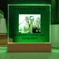 Best Friends Playing Tennis Adventuring  Acrylic Square
