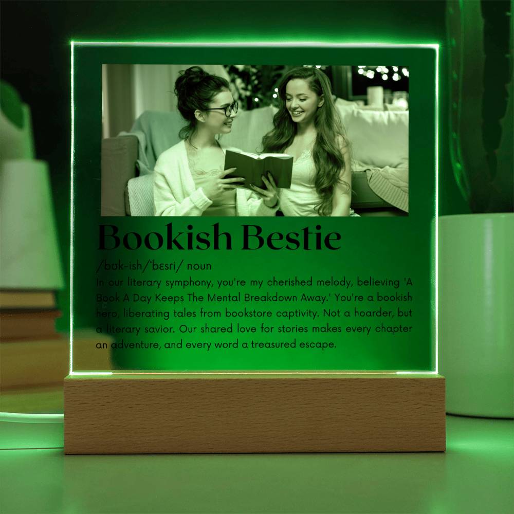 Bookish Bestie - A Literary Savior Acrylic Square