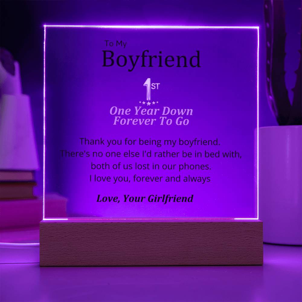 Boyfriend - No One Else Square Acrylic Plaque