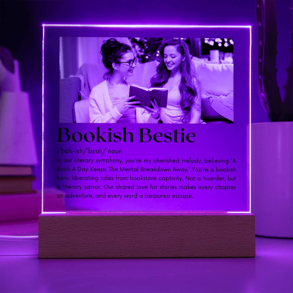 Bookish Bestie - A Literary Savior Acrylic Square