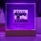 Best Friends Female Football Training Acrylic Square