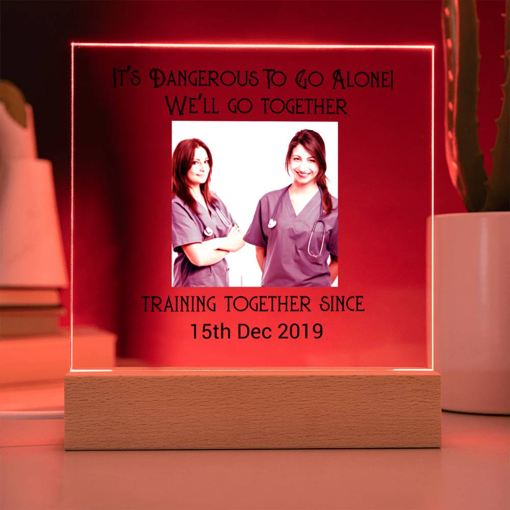 Best Friends Nurse Training Acrylic Square