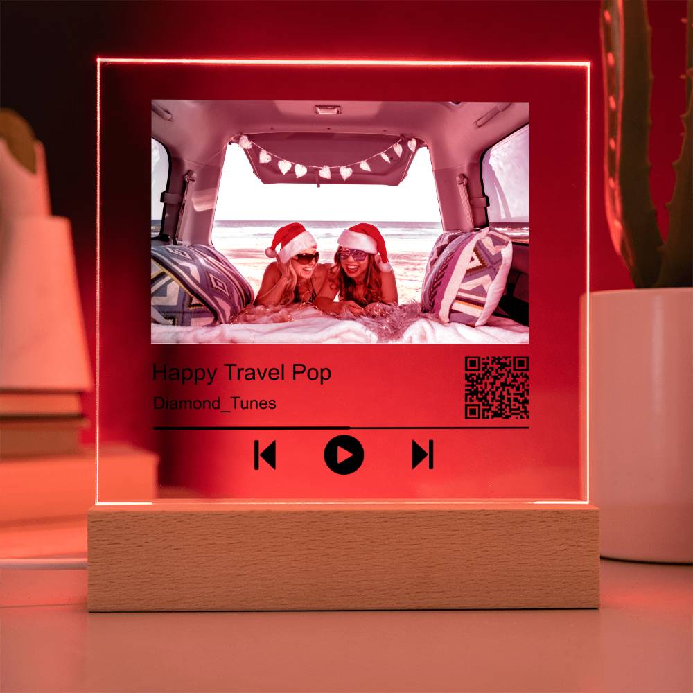 Christmas Girls Trip No Name Square Acrylic Plaque