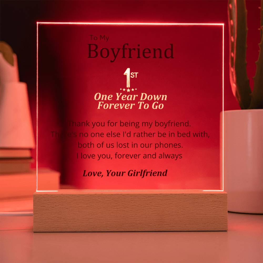 Boyfriend - No One Else Square Acrylic Plaque