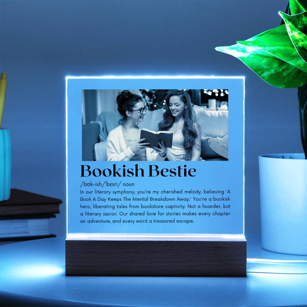 Bookish Bestie - A Literary Savior Acrylic Square