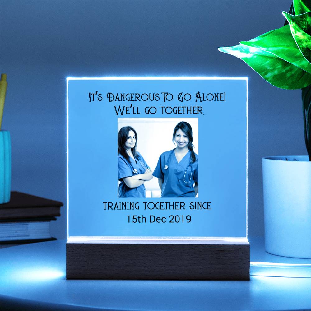 Best Friends Nurse Training Acrylic Square