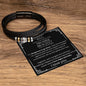 Lurve™ My Man - Dangerous To Go Alone, Love Reigns Eternally "Love You Forever" Bracelet