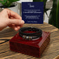 Lurve™ Son - Drive Away Your Anxiety "Love You Forever" Bracelet