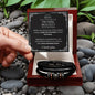 Lurve™ My Man - Script Conclusion Love Story, Most Cherished Choice "Love You Forever" Bracelet