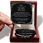 Lurve™ My Man - Dangerous To Go Alone, Humor And Love "Love You Forever" Bracelet