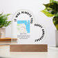 Always You, Happy Anniversary The Night You Asked and I Said I Do, Street Acrylic Heart