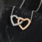 Lurve™ Future Mother In Law - Extraordinary Woman, Grateful Interlocking Hearts Necklace