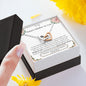 Lurve™ Future Mother In Law - Bring Me You, Piece of Your Heart Interlocking Hearts Necklace