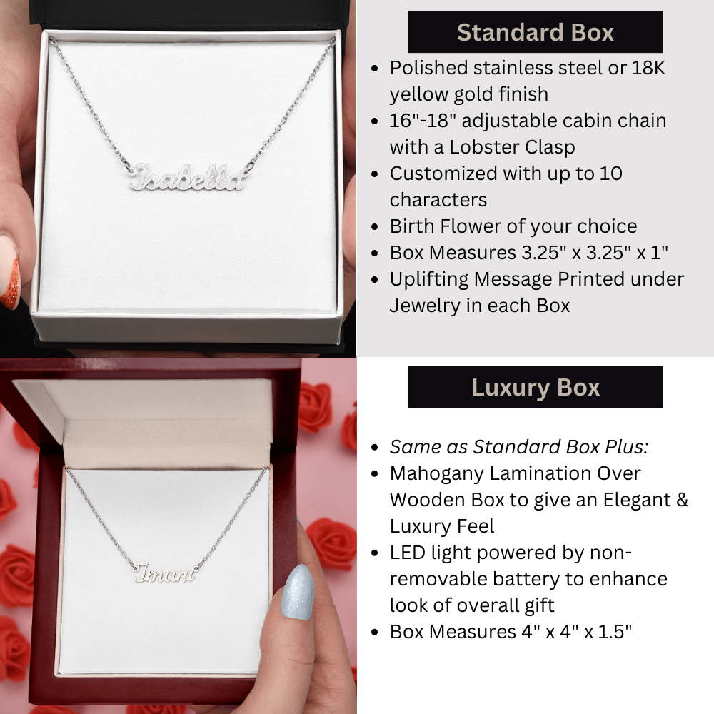 Bookish Bestie - Enduring Companionship and Love Personalized Name Necklace