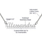 Bookish Bestie - Enduring Companionship and Love Personalized Name Necklace