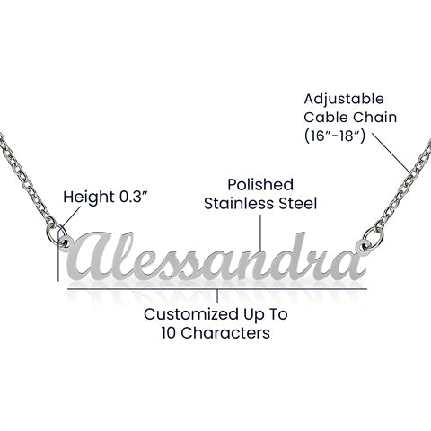 Book Bestie - Literary Soulmate Personalized Name Necklace