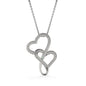 Lurve™ Future Wife - Through My Eyes Double Hearts Necklace