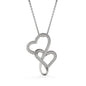 Lurve™ Future Mother In Law - Incredible Woman, Lucky To Have You Double Hearts Necklace