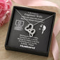 Lurve™ Engineer Wife - Missing, Caring, My Life Double Hearts Necklace