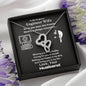 Lurve™ Engineer Wife - Missing, Caring, My Life Double Hearts Necklace