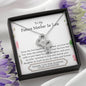 Lurve™ Future Mother In Law - First Breath, Cherish Your Daughter Double Hearts Necklace