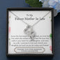Lurve™ Future Mother In Law - First Breath, Cherish Your Daughter Double Hearts Necklace