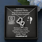 Lurve™ Engineer Wife - Missing, Caring, My Life Double Hearts Necklace