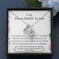 Lurve™ Future Mother In Law - Your Son, Whole Heart Double Hearts Necklace