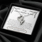 Lurve™ Future Mother In Law - Incredible Man, Lucky To Have You Double Hearts Necklace
