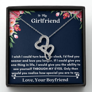 Lurve™ Girlfriend - Through My Eyes Double Hearts Necklace