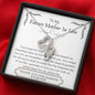 Lurve™ Future Mother In Law - Incredible Man, Beyond Grateful Double Hearts Necklace