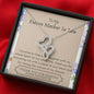Lurve™ Future Mother In Law - Your Daughter, Whole Heart Double Hearts Necklace