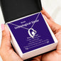 Unbiological Sister - Because of You Forever Love Necklace