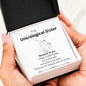 Unbiological Sister - Because of You Forever Love Necklace